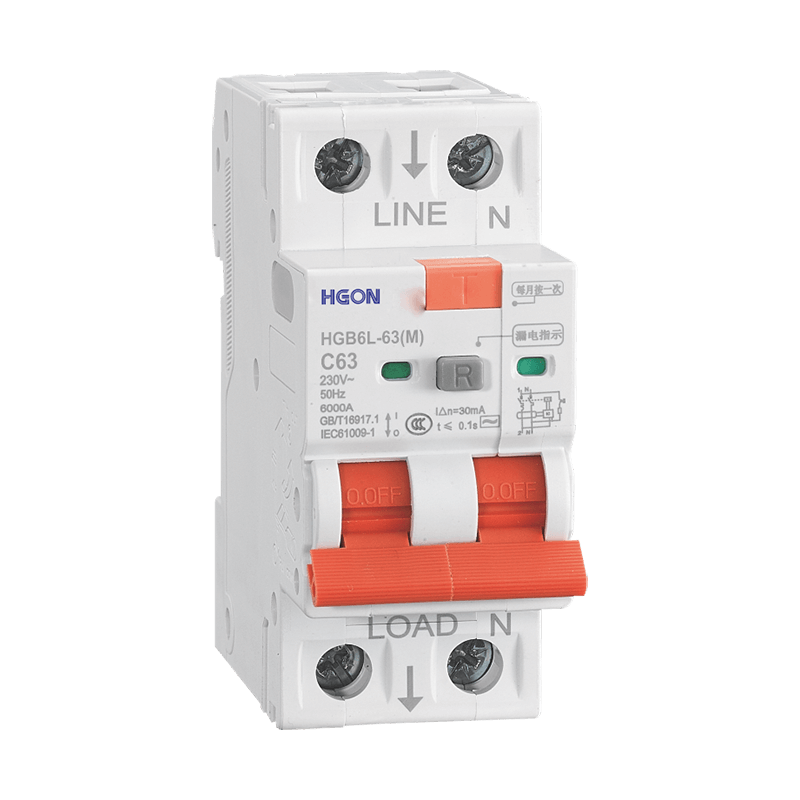 HGB6L-63 (M) small residual current circuit breaker