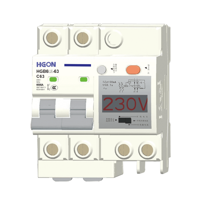 HGB6LE-63 small residual current circuit breaker